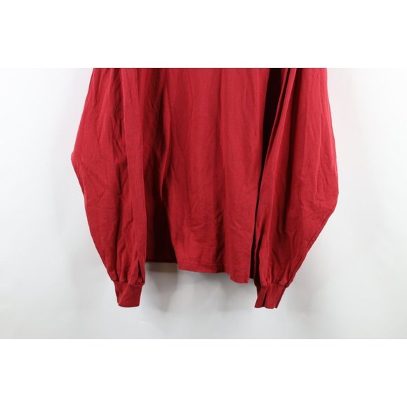 Vtg Adidas Mens 2XL Faded Cleveland Cavaliers Basketball Long Sleeve T-Shirt Red - Picture 3 of 9